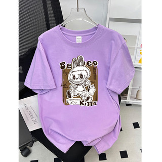 HIIXIIVI Mới 100% Cotton Áo Thun Tay Ngắn Oversize Người Phụ Nữ Baggy Rời Cổ Tròn Áo Nữ Độc Đáo Tee 2025 Lives