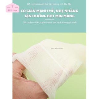 Lưới Tạo Bọt Sữa Tắm Có Lỗ Đựng Xà Phòng - Lưới Mịn, Bọt Dày