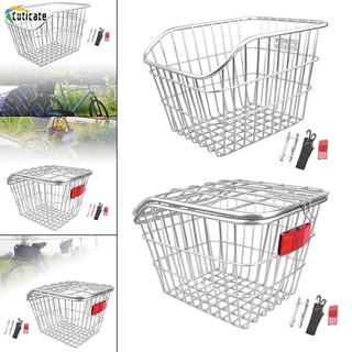 Giỏ xe đạp phía sau, thiết kế thanh lịch, dễ dàng lắp đặt cho mọi loại xe đạp sử dụng hàng ngày.