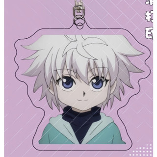 Móc khóa chibi anime đầu to Killua Zoldyck - hiatusxhiatus thợ săn toàn thời gian móc khoá bằng arcrylic trong suốt