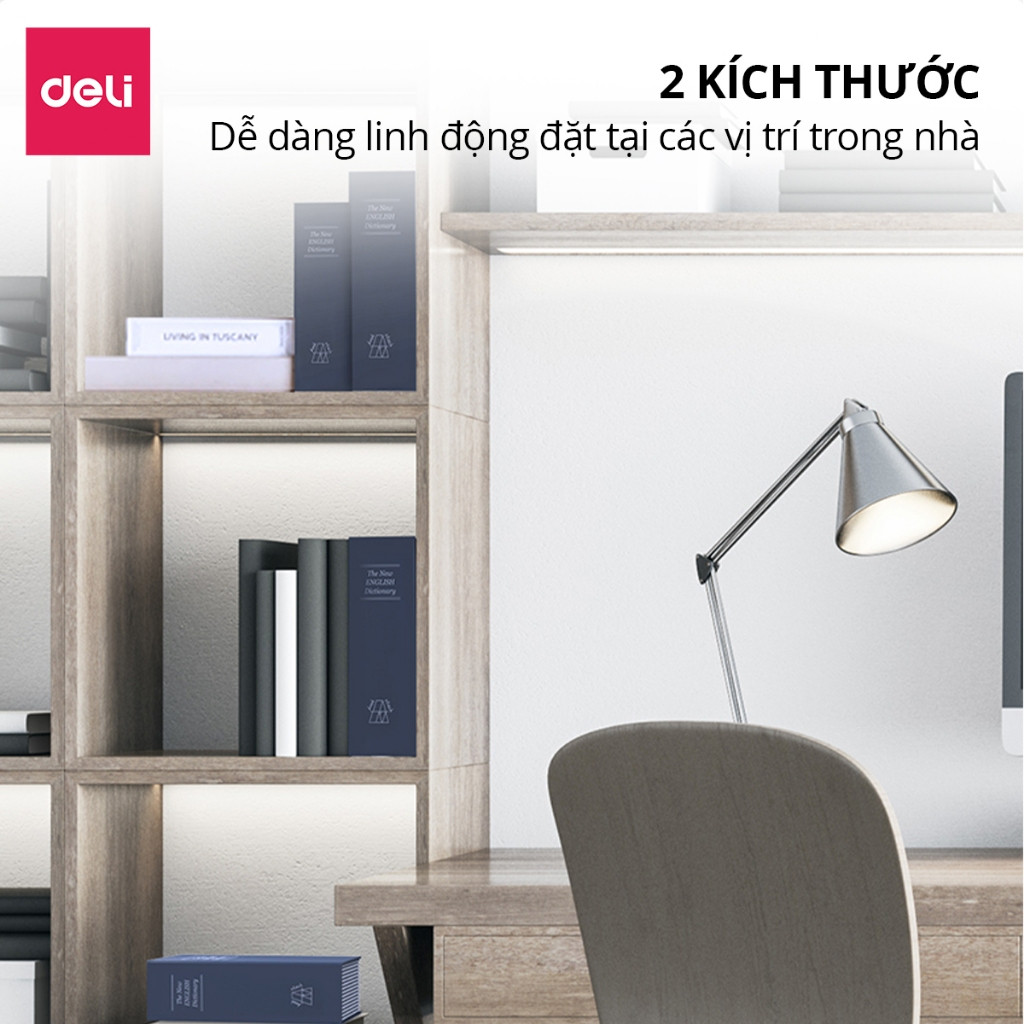 Hộp Đựng Tiền Dạng Hình Quyển Sách Deli, Két Sắt Mini 2 Kích Thước Nhỏ Gọn Dễ Dàng Decor, Trang Trí