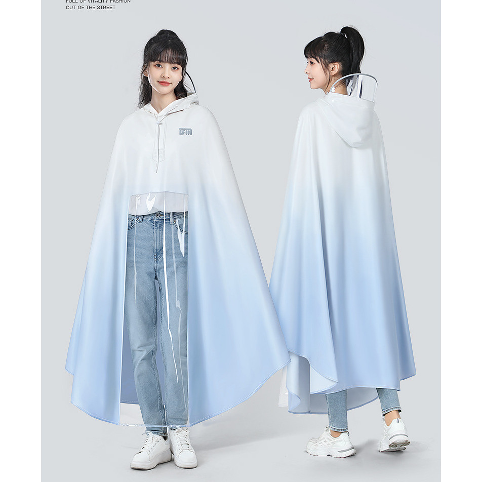 2025 Thời trang Áo mưa xe máy- Áo mưa đi xe máy đơn nam nữ trong suốt cao cấp 1 người thời trang pvc đẹp