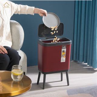 Nhà Trung Quốc Thời Trang Thùng Rác Cao Cấp Có Thể Nhiều Màu Tùy Chọn Hộ Gia Đình Nhà Bếp Văn Phòng Dễ Vệ Sinh Gia Cố Du
