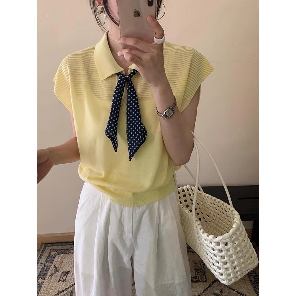 SUXI Áo sơ mi nữ rộng rãi style cổ điển, phù hợp mùa hè