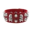 Vòng tay Gothic GODD Unisex với Punk lấy cảm hứng từ đầu lâu quyến rũ và chất liệu PU chắc chắn cho trang phục buổi hòa nhạc