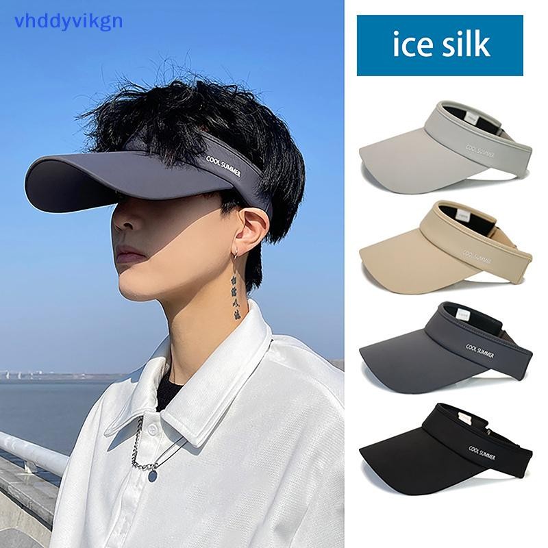 Mũ làm mát co giãn với tấm che băng lụa dài vành trống, chống tia UV hiệu quả cho mùa hè