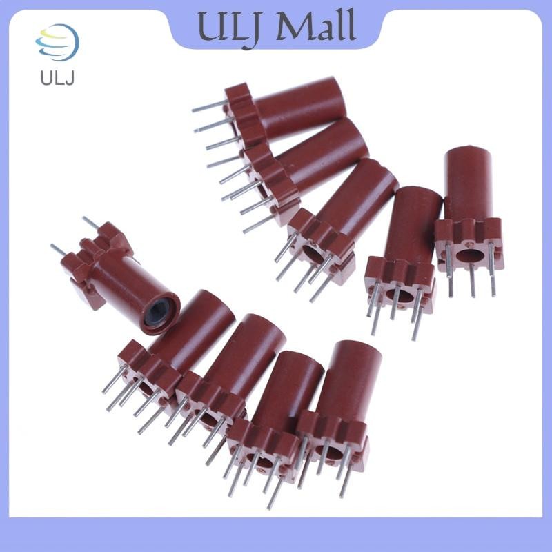 ULJ 10 Cái Cuộn Cảm Skeleton Cuộn Cảm Ferrite Trống Cuộn Dây 25-100MHZ.