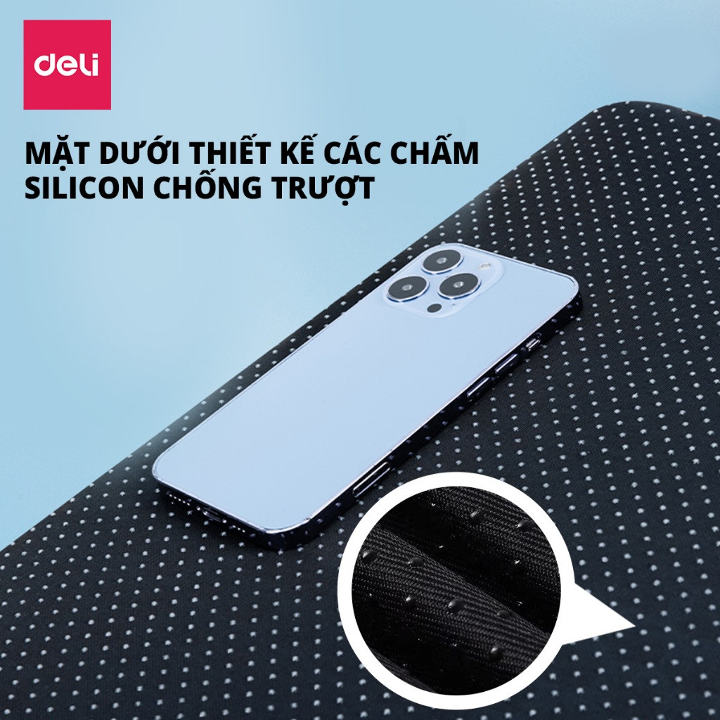 Đệm Gel Lót Ghế Tổ Ong Ô Tô Ghế Văn Phòng DELI Silicon Thoáng Mát Êm Ái Ngồi Lâu Không Mỏi Cho Văn Phòng