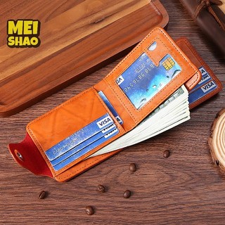Ví Nam MeiShao Với 100 Đô La Mỹ Họa Tiết Ví Da Nam Đựng Thẻ Ảnh Thời Trang Dung Tích Lớn Ví Ví Ví Túi
