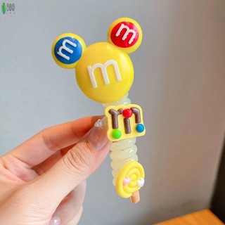 Dây Điện Thoại Trẻ Em &amp; Dây Buộc Tóc Cầu Vồng Nơ Hoạt Hình - Khả năng chịu lực tốt, phù hợp tóc xoăn và tạo kiểu