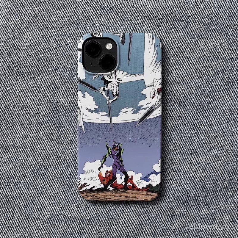Ốp Điện Thoại Evangelion QYJS Thích Hợp Cho IPhone 11 X XS XR XSMAX 13 14 15 16 ProMax 12 PRO 14 15 16 PLUS 7 8plus Phim Cá Tính Retro Bán Chạy D2SU