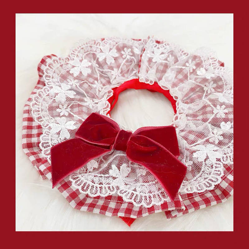 【Ready Stock】 Cat Bib Cat Bib Pet Decorations Collar Bow Tie Cat Bib Dog Bib Cat Jewelry sKvO