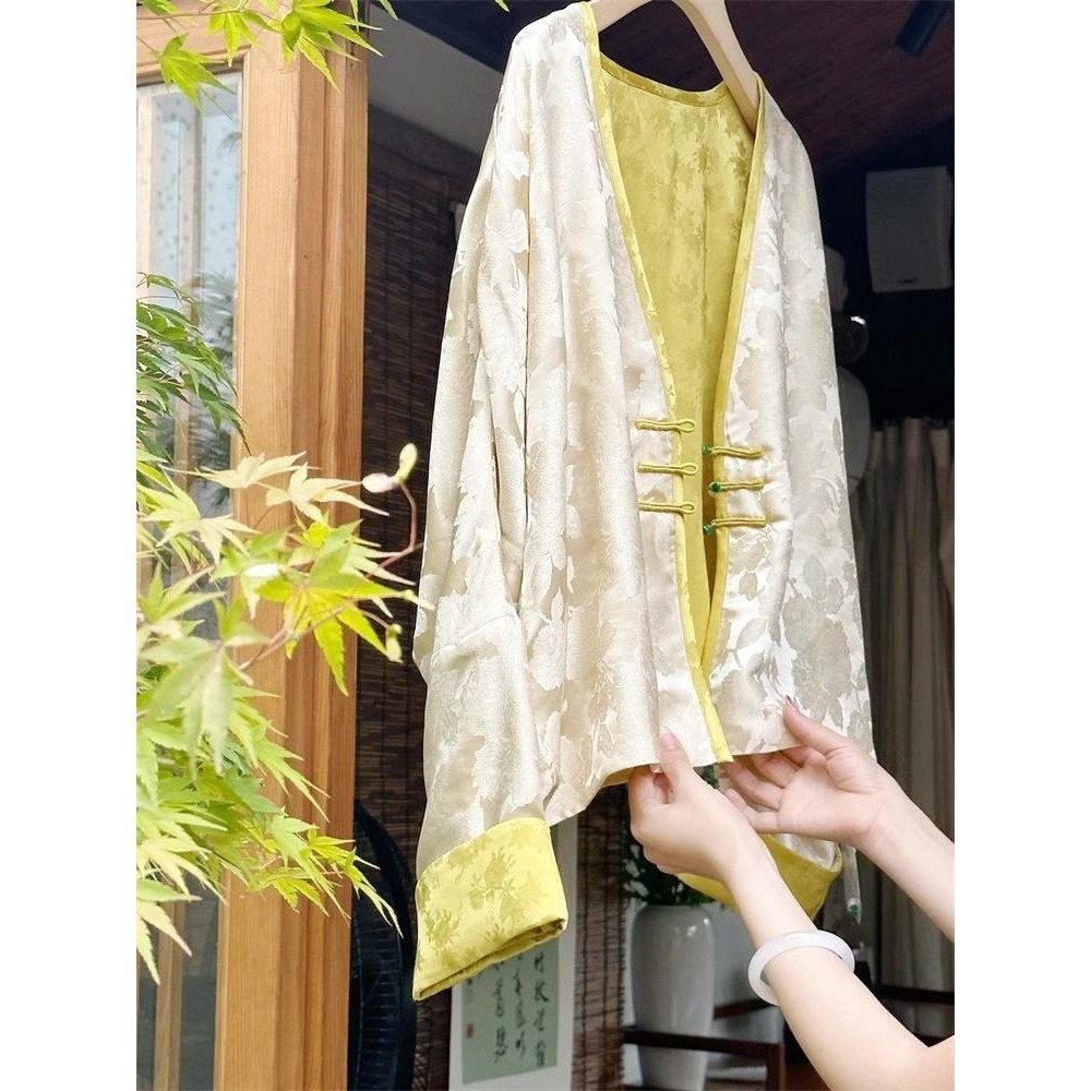 [Yu]Set đồ hai mảnh mùa hè Trung Quốc, phong cách tinh tế, sang trọng, chất liệu thoáng mát.
