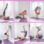 Thảm tập yoga chống trượt định tuyến 2 lớp 6mm cao cấp, Thảm tập gym tại nhà