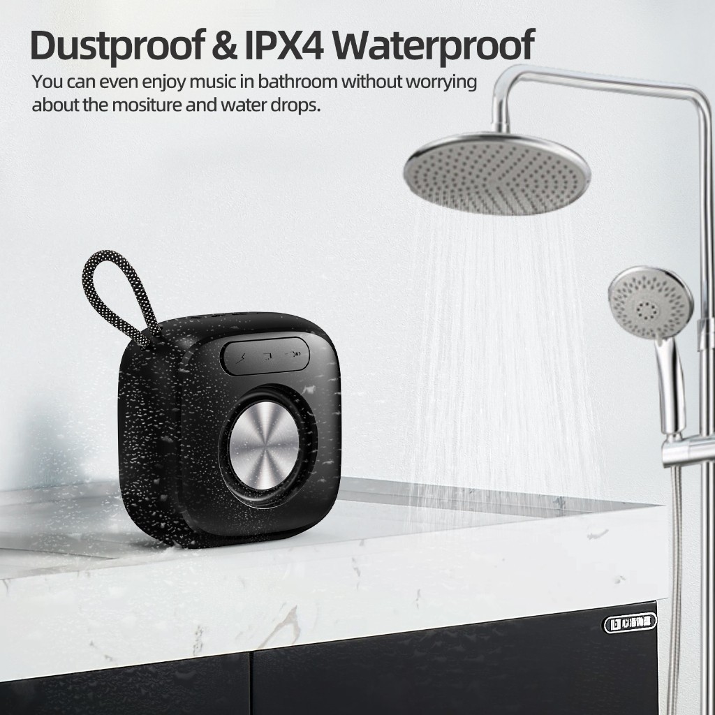 𝐓𝐞𝐜𝐡 𝐒𝐭𝐨𝐫𝐞 Loa Bluetooth  TWS 5.3 không dây có dây buộc Loa Mini di động Thẻ TF có thể sạc lại