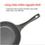 Chảo Sâu Lòng đúc nguyên khối Happycook All Black 24-28cm - Bảo hành chính hãng 6 tháng
