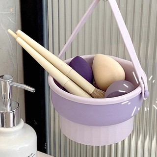 Bộ Dụng Cụ Sấy Trứng Trang Điểm - Hiện Vật Bảo Quản Bọt Biển Máy Giặt Bột Puff - TPR + PP Cọ Trang Điểm Làm Sạch Bát