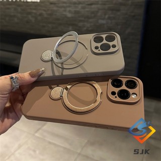 Vỏ cứng chống sốc từ tính 360° Đế kim loại xoay cho iPhone 16 Pro Max 15 14 13 Pro Max Bảo vệ bền bỉ