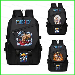 Ba Lô One Piece Luffy Cho Học Sinh Dung Tích Lớn In Nhẹ Đa Năng Hoạt Hình Anime Giải Trí Schoolbag