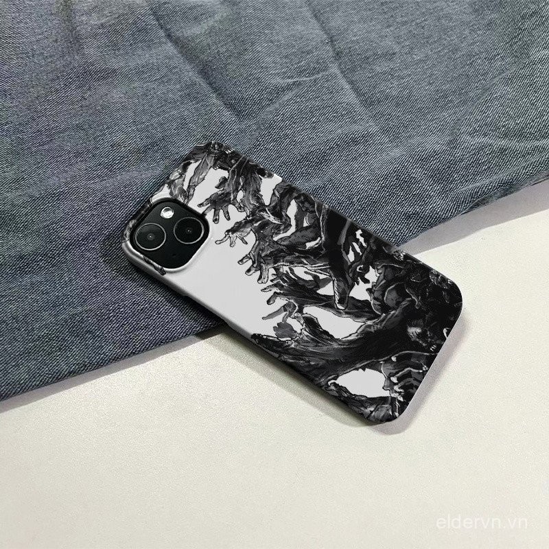 Ốp Điện Thoại QYJS Đấu Tranh Thích Hợp Cho IPhone 16 15 14 13 ProMax X XS XSMAX 7 8 plus 11 12 PRO 14 15 16 PLUS Phim Vỏ Cứng Mới Đơn Giản Niche TDL6