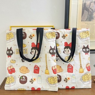 Túi Tote Canvas Bạch Tuyết, Túi Đi Học, Túi Đi Học Thêm, Túi Tote Vải Canvas, Túi Tote Hoạt Hình (35 x 40 (cm))
