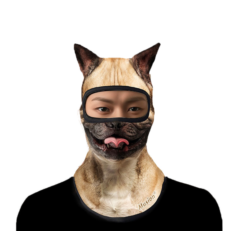 Musion 3D Động Vật Balaclava Mặt nạ Có Tai Cho Lễ Hội Âm Nhạc Raves Trượt Tuyết Tiệc Halloween Hoạt Động Ngoài Trời