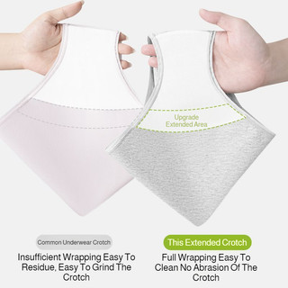 『Brelira』Pure Cotton Panties Mid Waist Seamless High Elasticity Panty Women Antibacterial Sports Underwear Breathable ​​Briefs​​