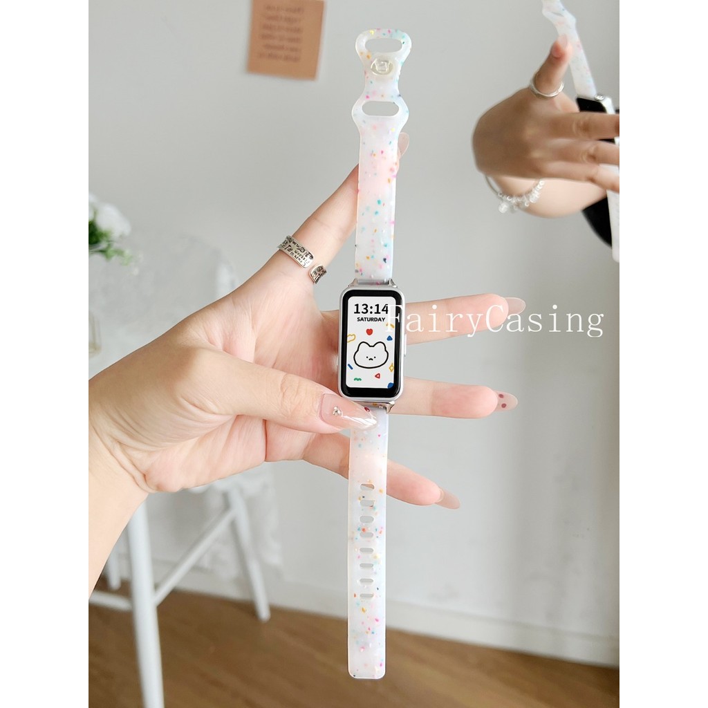 Dây đeo silicon thể thao cho Huawei Band 11 Pro 10 9 8 Fit 2 3 4 Pro Phụ kiện Vòng tay cho Honor Band 10 9 7 6 Dây đeo cổ tay