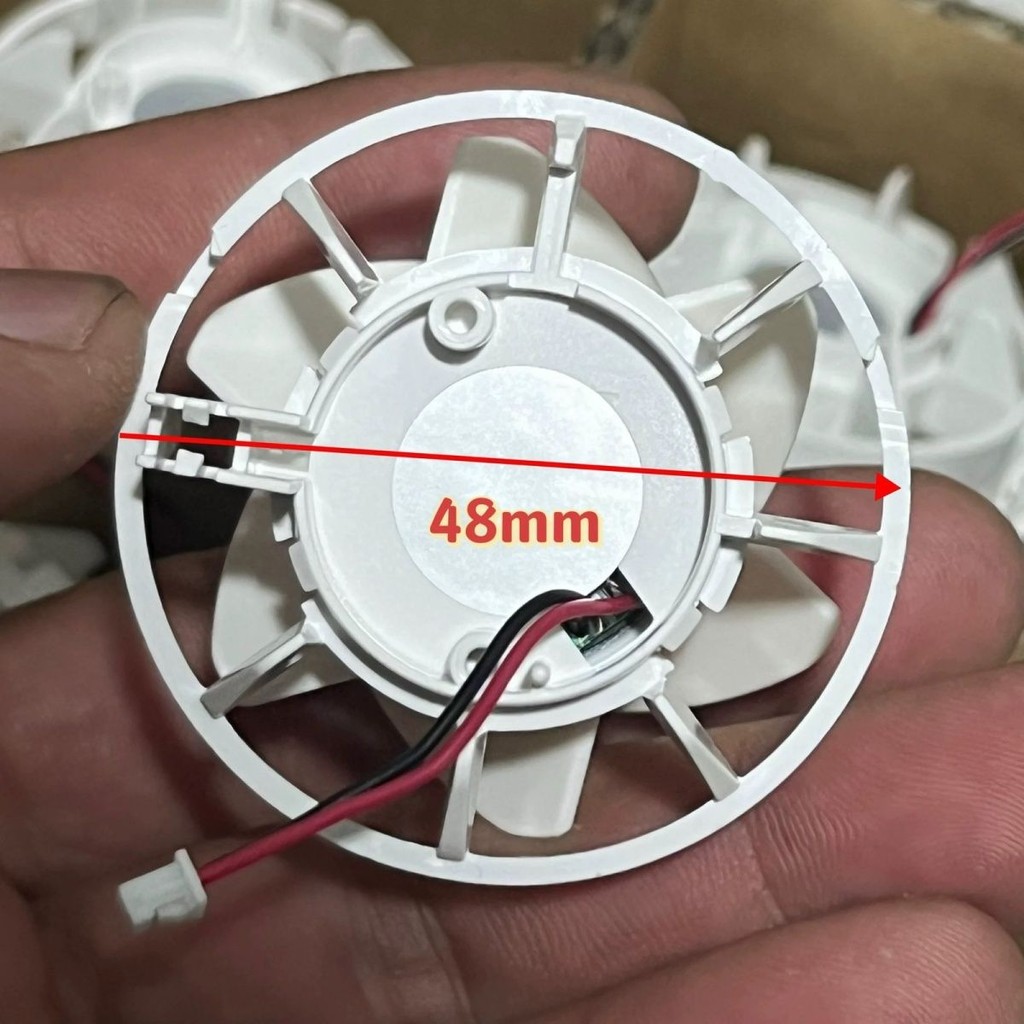 Quạt ly tâm nhỏ tròn 48mm Điện áp 5v9v12v Thích hợp để làm lạnh Phụ kiện quạt cầm tay Sửa đổi