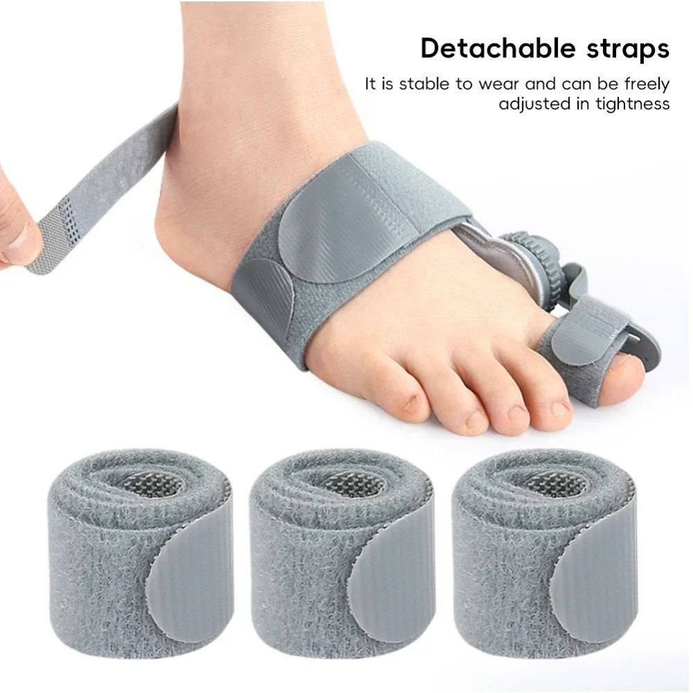 LOMBARDY Bunion Corrector, Máy duỗi ngón chân lớn Valgus có thể điều chỉnh, Cố định ngón chân Di chuyển gãy xương Hỗ trợ khớp Xoay được Nẹp chỉnh sửa chân ngoài trời