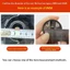 Công tắc điều khiển lò nướng YRBWD 1 Cặp, Núm bếp gas đa năng màu bạc, Phụ kiện bếp gas 6 / 8mm bền bỉ