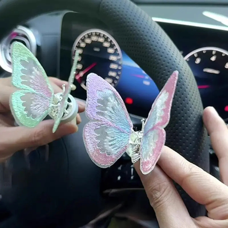 Bướm Trang Trí Ô Tô Di Chuyển Bảng Điều Khiển Trang Trí Lỗ Thông Khí Trang Trí Cho Tự Động Điều Khiển Trung Tâm Phụ Kiện Nội Thất