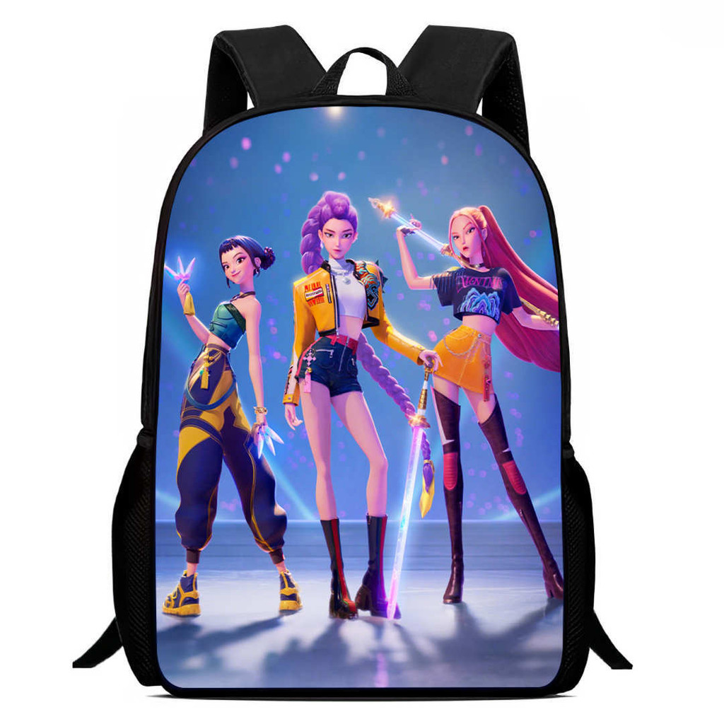 GC2 Ba lô đi học tiểu học KPop Demon Hunters Ba lô in hình hoạt hình anime ba lô K-POP Túi trẻ em CG2