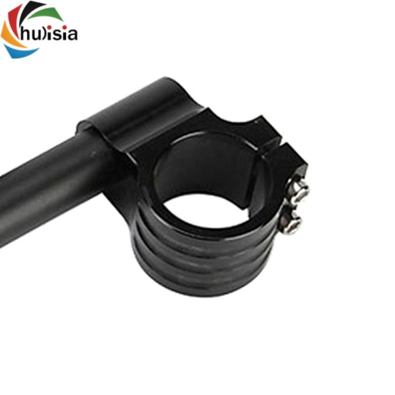 chulisia Thay thế xe máy ATV Clip-on Racing Grip Tay cầm bằng nhôm 31mm Đen