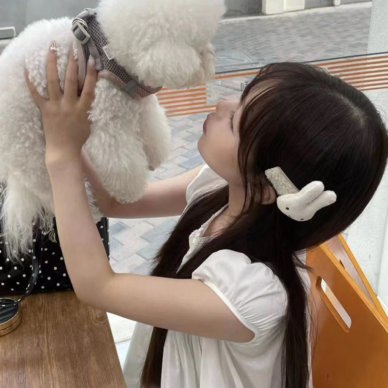 Mới - Kẹp tóc thỏ hoạt hình sang trọng, đa năng