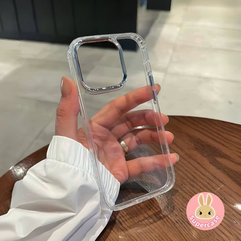 Ốp Điện Thoại Sang Trọng Trong Suốt Cho Google Pixel 10 9 Pro XL 9A 8 8A 7 7A 6 6A 5 5A XL 4 4A 3A 5G 4G Vỏ Khung Mạ Camera Đơn Giản Dễ Thương Ốp Lưng Mềm