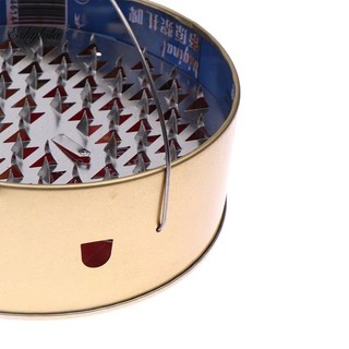 Hộp Nhang Muỗi Chống Cháy Có Quai Xách Nắp Đậy An Toàn Chất Liệu INOX Không Gỉ,Khay Nhang Muỗi SUNND
