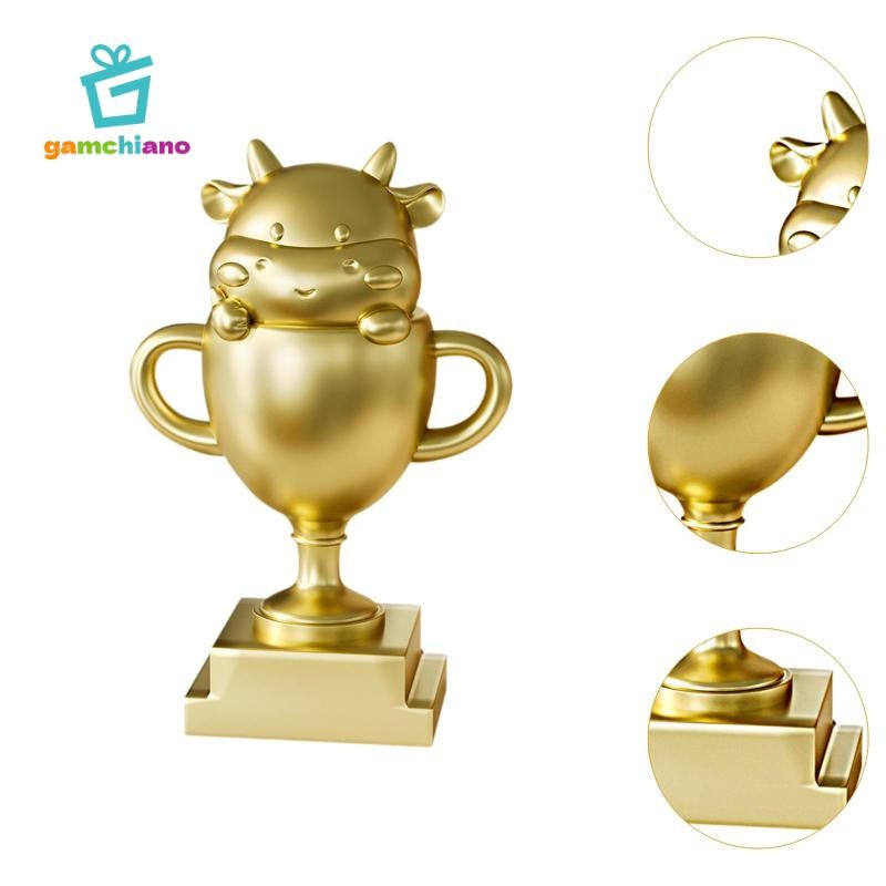 Trophies Cup Hình Bò Theo Chủ Đề Với Đế Cúp Lưu Niệm Cho Trò Chơi Trẻ Em