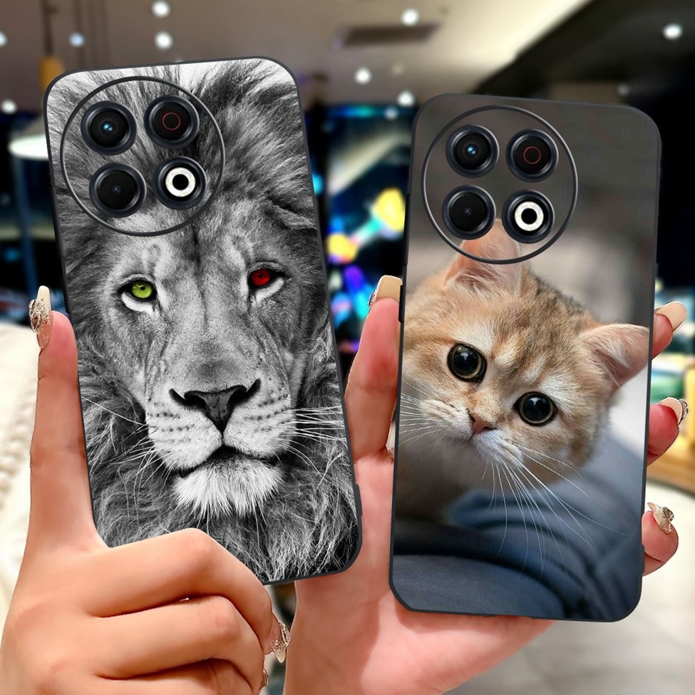 Tecno Spark 30 Pro 4G KL7 Cover Techno Spark 30 Pro 4G Ốp Lưng Bướm Sang Trọng Tình Yêu Thời Trang Hoa Thoáng Mát Đẹp Trai Sư Tử Sơn