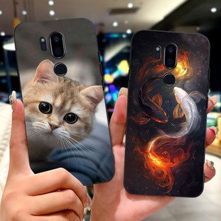 Dành Cho LG G7 ThinQ Ốp Lưng LM-G710 G710 Bao Sang Trọng Rồng Sư Tử Hoạt Hình Silicon Mềm Ốp Lưng Điện Thoại Cho LG G7 Plus LM-G710N G7 + Ốp Lưng