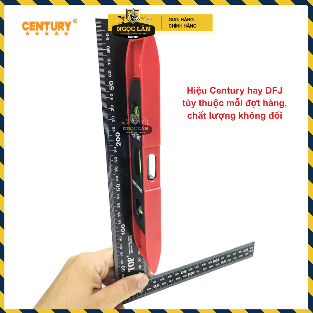 Thước thủy, cân nivo 225mm 9 inch Century có từ (nam châm)