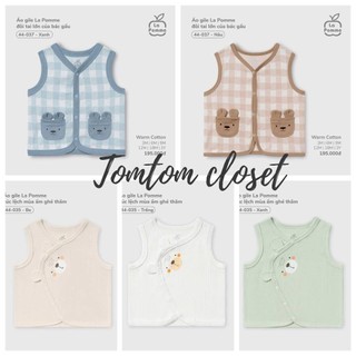 La pomme AW2025 BST Áo gile La Pomme cho bé T8.4