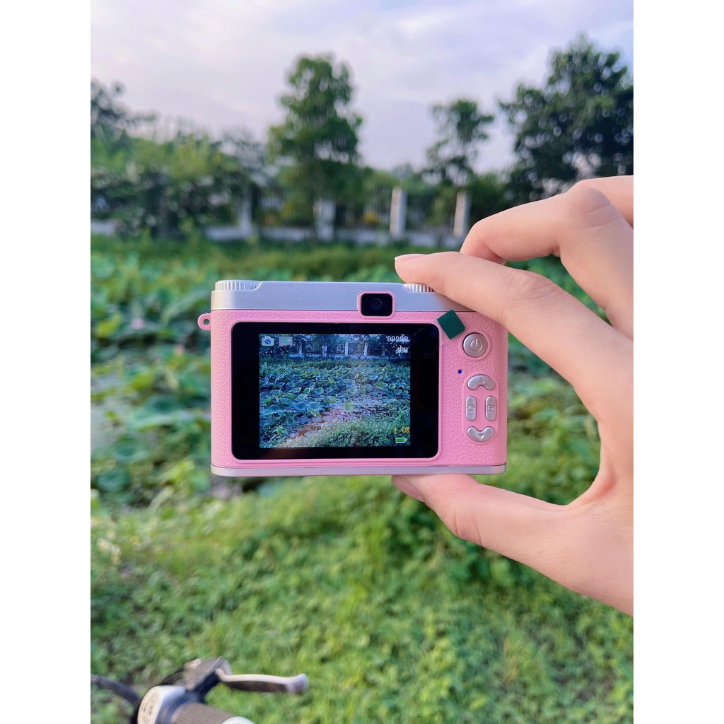 [ HÀNG ĐỘC QUYỀN ] + Full Phụ Kiện 512gb + MÈO THẦN TÀI ] Máy Ảnh Mini Kỹ Thuật Số, Selfie Camera Kép Trước Sau, Digital