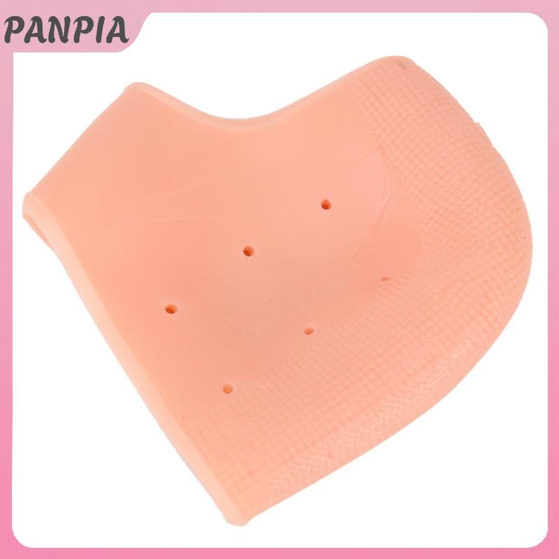 PANPIA-2 Chiếc Silicon Dưỡng Ẩm Gel Gót Tất Nứt Chân Chăm Sóc Da Bảo Vệ Nóng