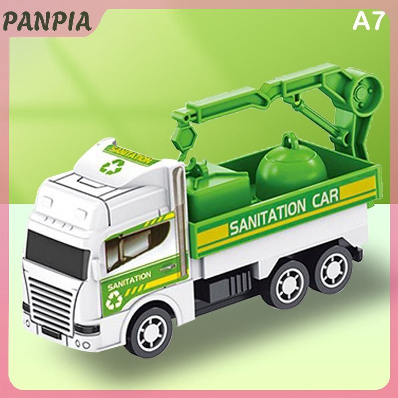 PANPIA-Kids Đồ Chơi Xe Hơi Vệ Sinh Quán Tính Mô Hình Xe Tải Kéo Lại Kỹ Thuật Quân Sự Xe Cứu Hỏa Bé Trai Đồ Chơi Dành Cho Trẻ Em Quà Tặng