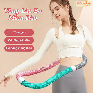【BabyJoy】Vòng Lắc Eo Mềm Dẻo,Vòng Lắc Eo Lò Xo Mềm Giảm Mỡ Bụng,Thiết Kế Thân Thiện Với Eo,Chất Liệu PVC