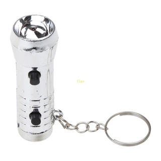 Flgo Thời Trang 2 Trong 1 Trắng Đèn Pin Cho Vòng Chìa Khóa Mini LED Móc Khóa UV Tím Đèn Pin Móc Khóa Xe Cho Chìa Khóa Cho F