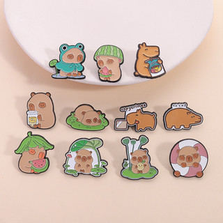 Trâm cài capybara dễ thương, phù hợp thời trang cho nam - quà tặng sáng tạo cho bạn bè