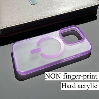 Ốp điện thoại cứng Macaron mờ không in ngón tay cho IPhone 17 Air 16 15 14 13 12 Promax Plus Pro Max 11 Độ dày từ tính 16E Vỏ mờ chống trượt Kẹo chống sốc