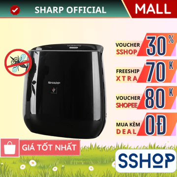 Máy lọc không khí và bắt muỗi Sharp Hàng Thái Lan Chính hãng cho phòng 25m2 FP-JM30V-B - SSHOP SSA